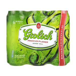 Grolsch Pils blik 6 x 50cl