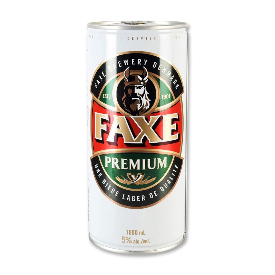 Faxe Premium Lager Beer 1 Liter